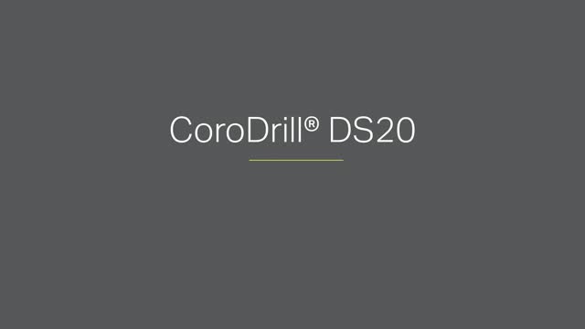 CoroDrill® DS20 - 切削工具